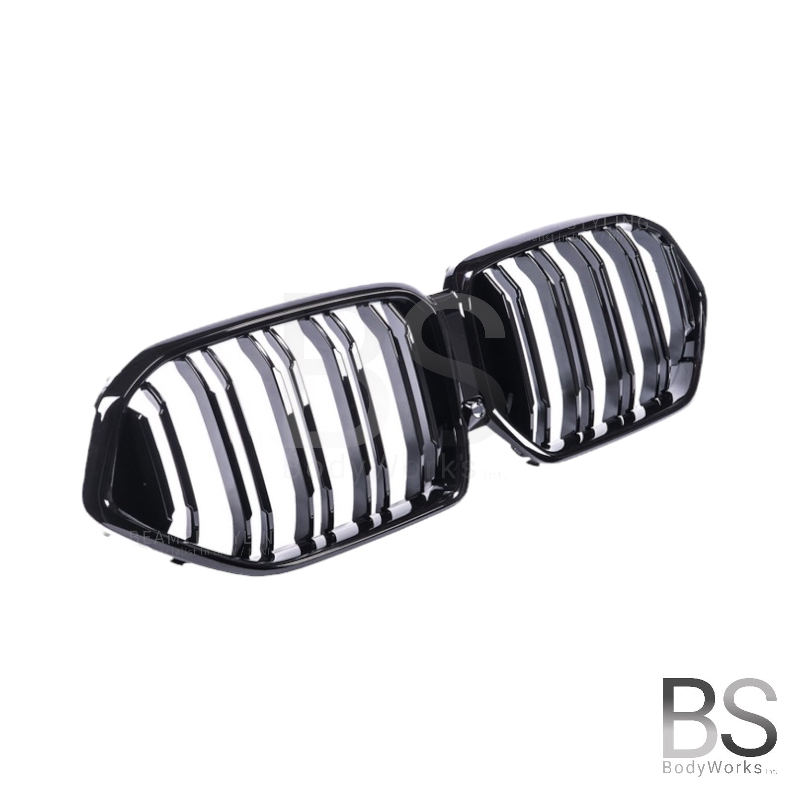 Nieren - BMW X6 G06 - M Look V2 - Hoogglans Zwart | 2018-2023