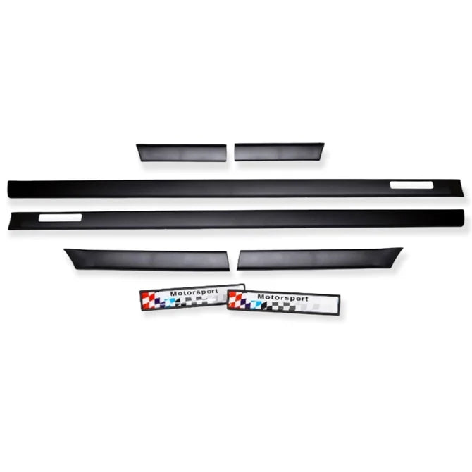 Deurlijsten + Emblemen - BMW 3 Serie E36 Coupé / Cabrio - M Sport Look | 91-99