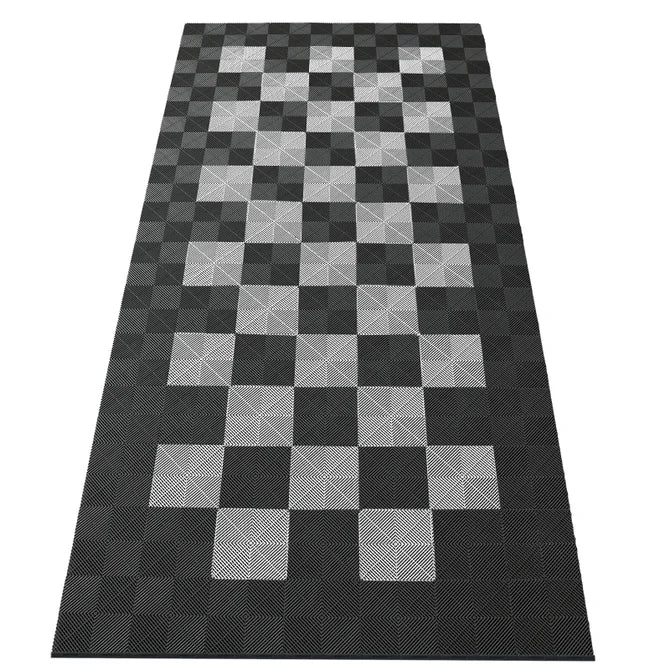 15,68M² Showroom Garagevloer - Grijs / Wit - 280Cmx560Cm