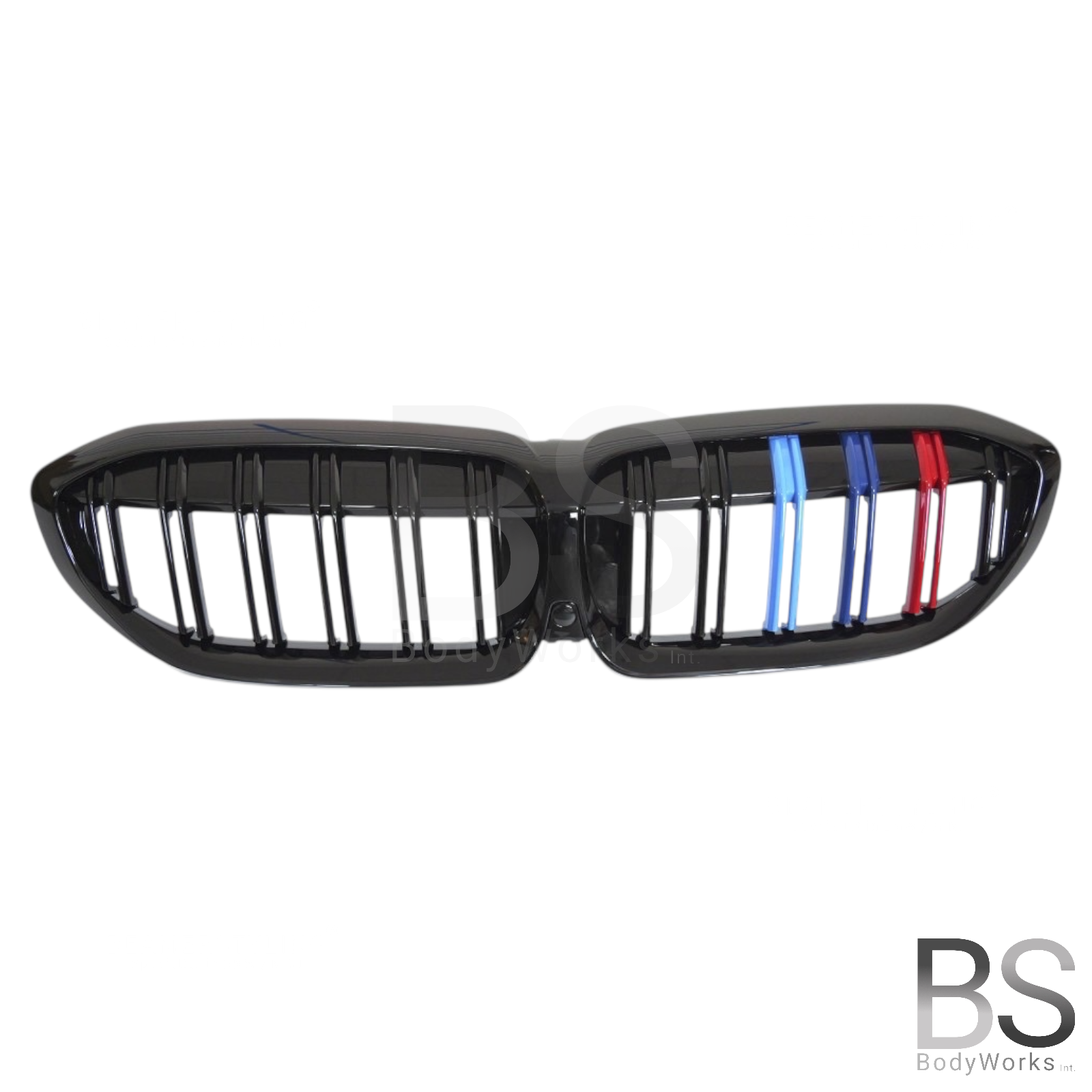 Nieren - BMW G20 / G21 - M Look - M Kleuren - Hoogglans Zwart | 2019-2022