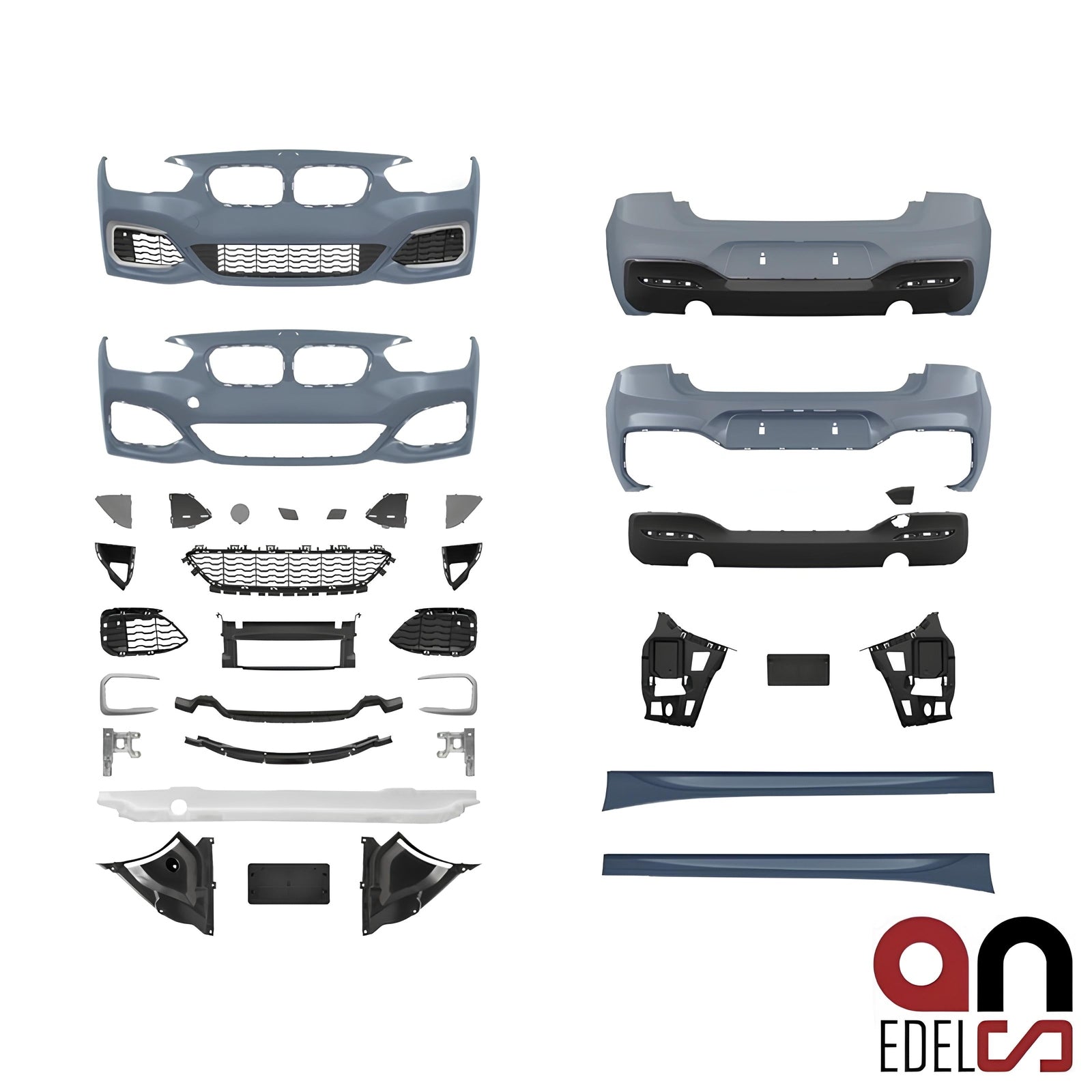 Bumper Pakket - BMW 1 Serie F20LCI (5D) - M140I Look | 15-19