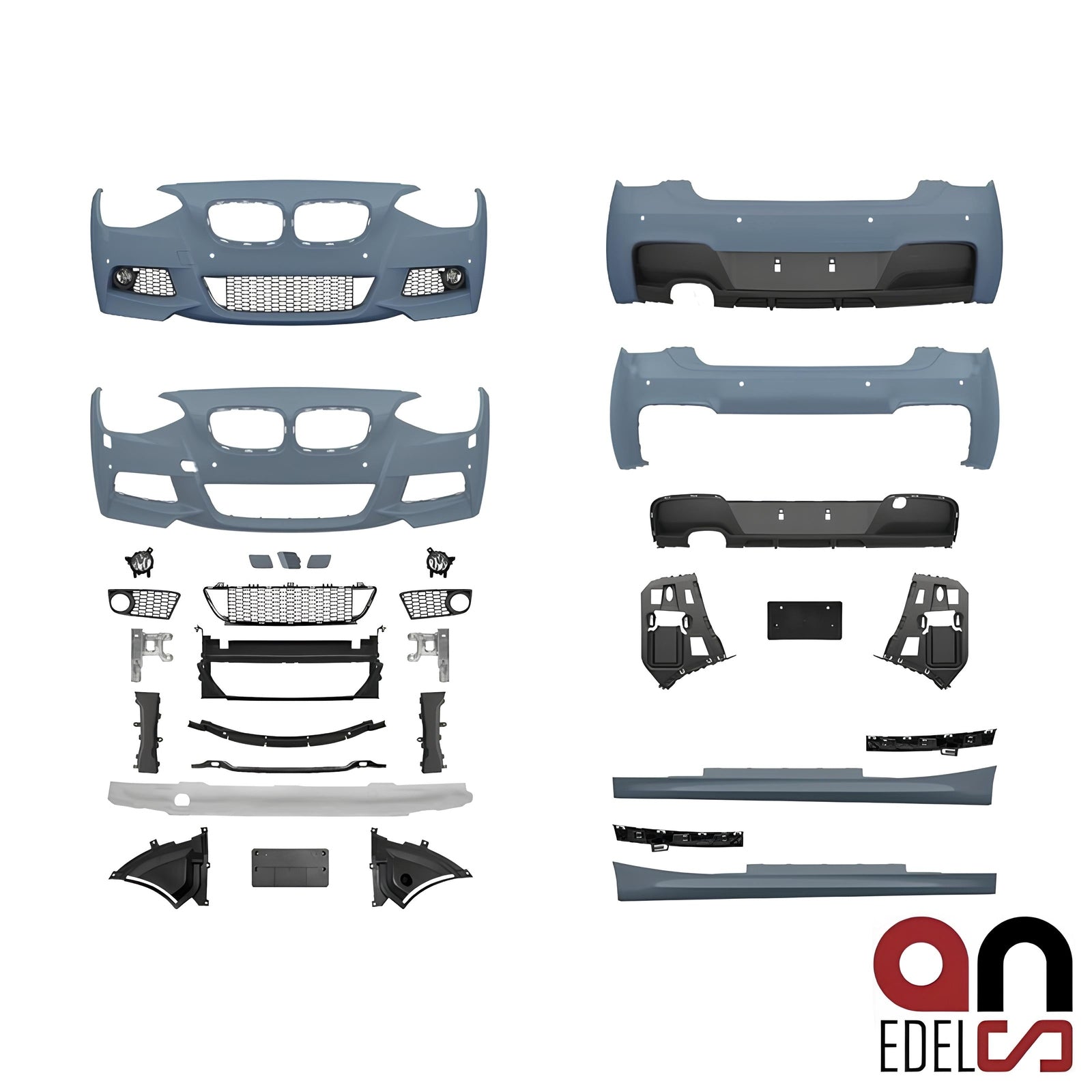 Bumper Pakket - BMW 1 Serie F21 (3D) - M Pakket Look | 11-15