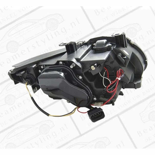 BMW E92 / E93 3D LED Angel Eyes Koplampen Chroom D1S 2007-2010 — Zonder Afs-Systeem