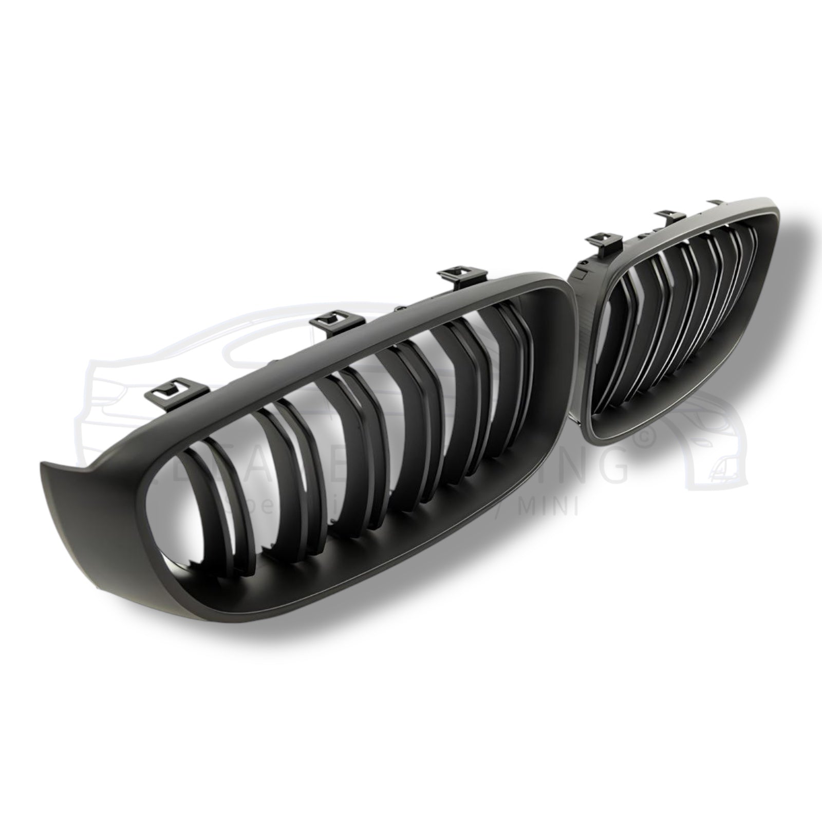 Nieren - BMW 3 Serie F34 Gran Turismo - M Look - Mat Zwart | 13-19