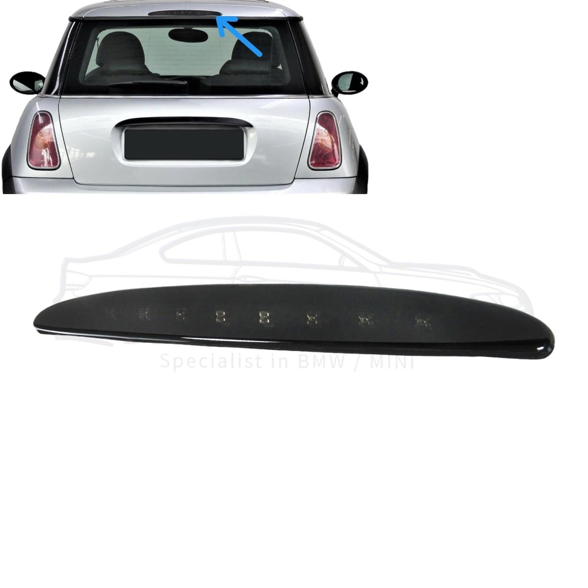 3E Remlicht LED - Mini R50 / R53 One Cooper - Smoke | 06/01 - 09/06 - Beamerstyling.nl