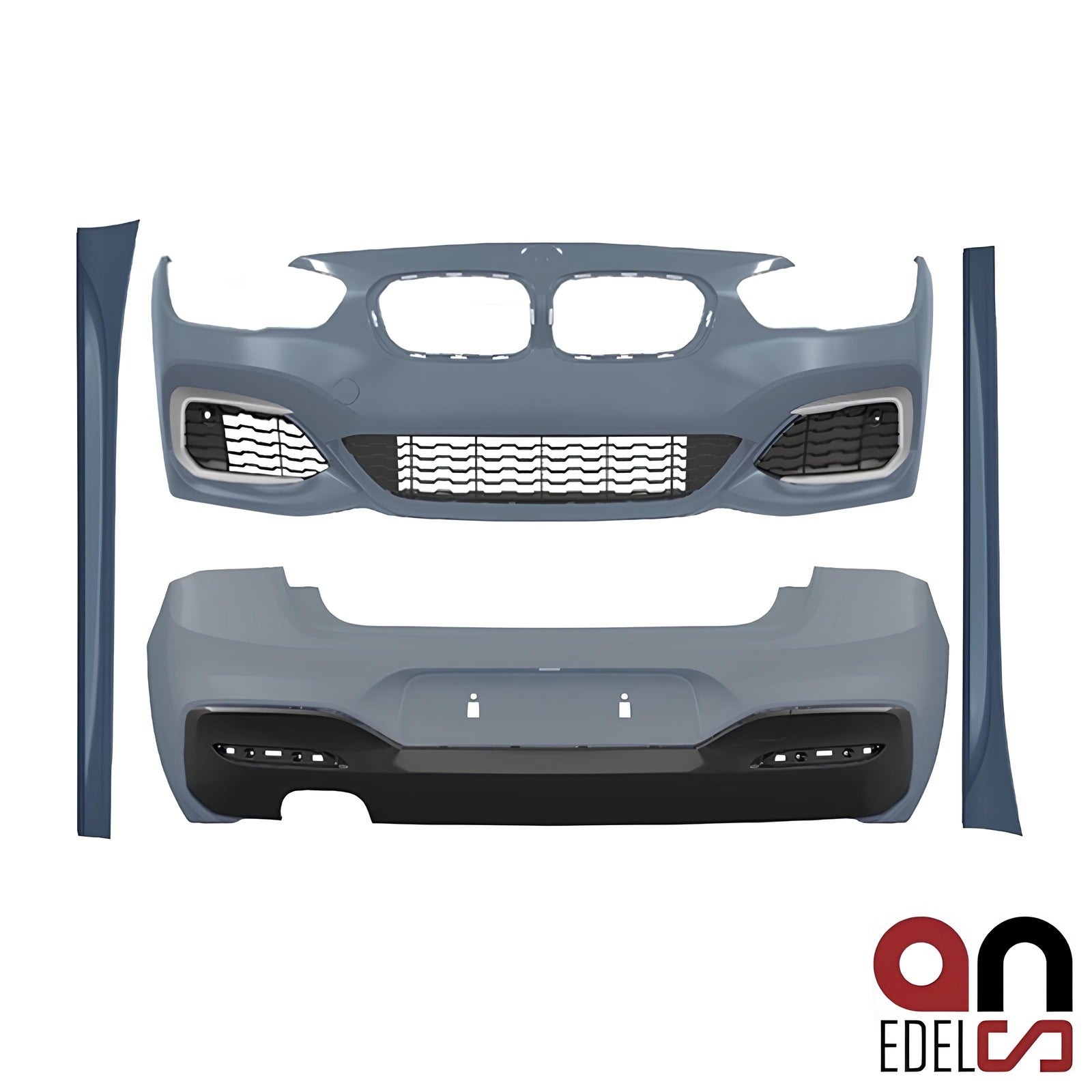 Bumper Pakket - BMW 1 Serie F20LCI (5D) - M140I Look - 2 Uitlaten Links | 15-19