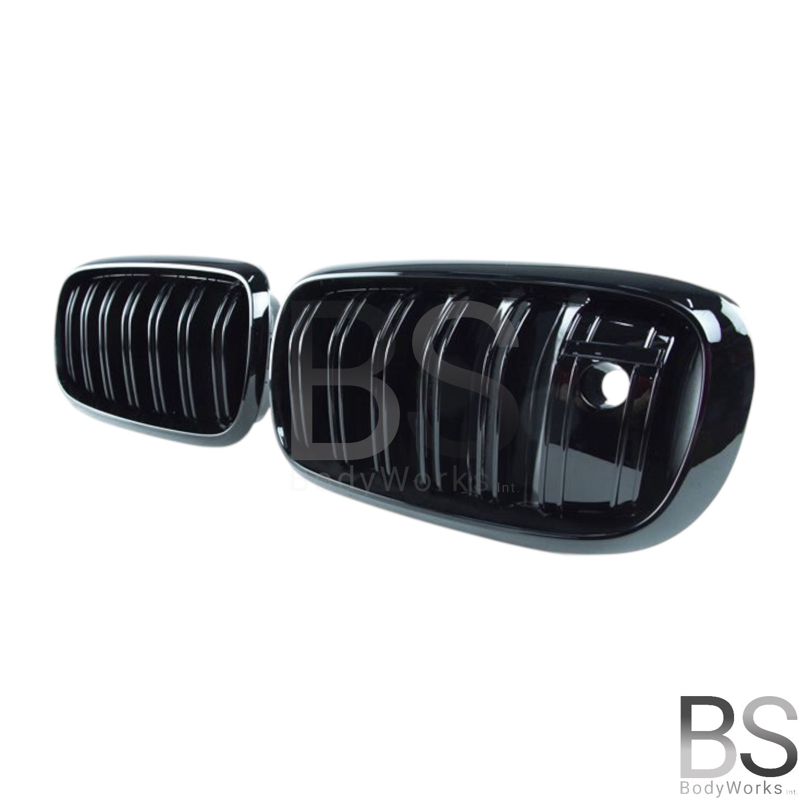 Nieren - BMW X5 F15 / F85 / X6 F16 / F86 - M Look - Met Camera - Hoogglans Zwart | 2014-2019