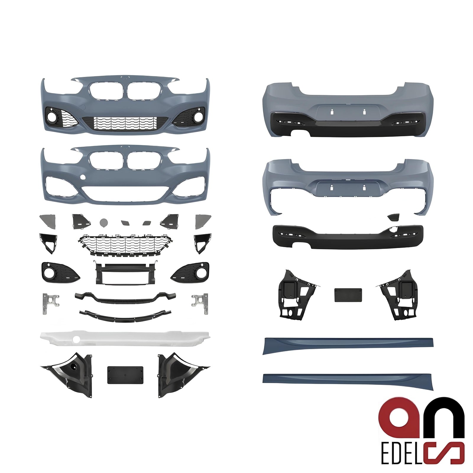 Bumper Pakket - BMW 1 Serie F20LCI (5D) - M Pakket Look | 15-19