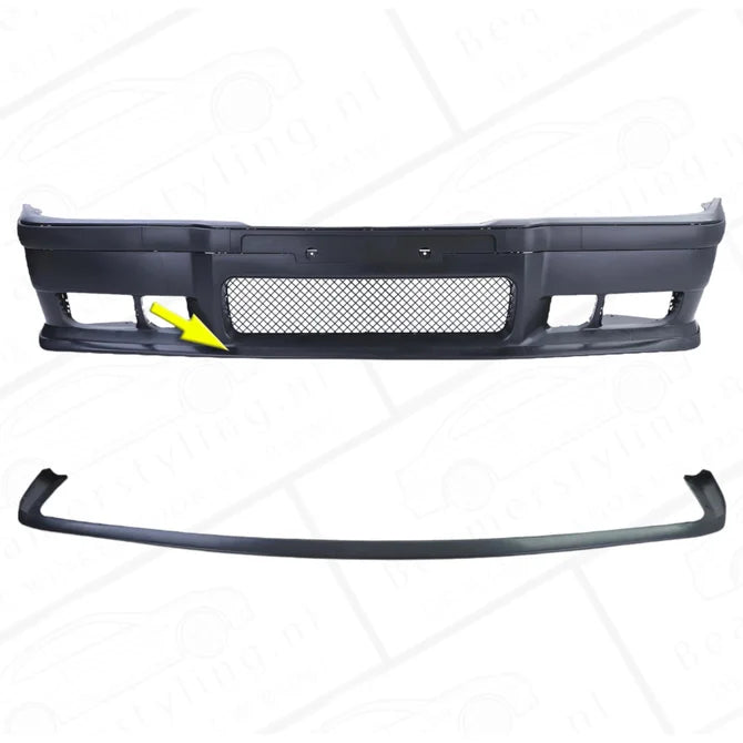 Front Lip - BMW 3 Serie E36 - Voor M Pakket Bumper | 1990-1999