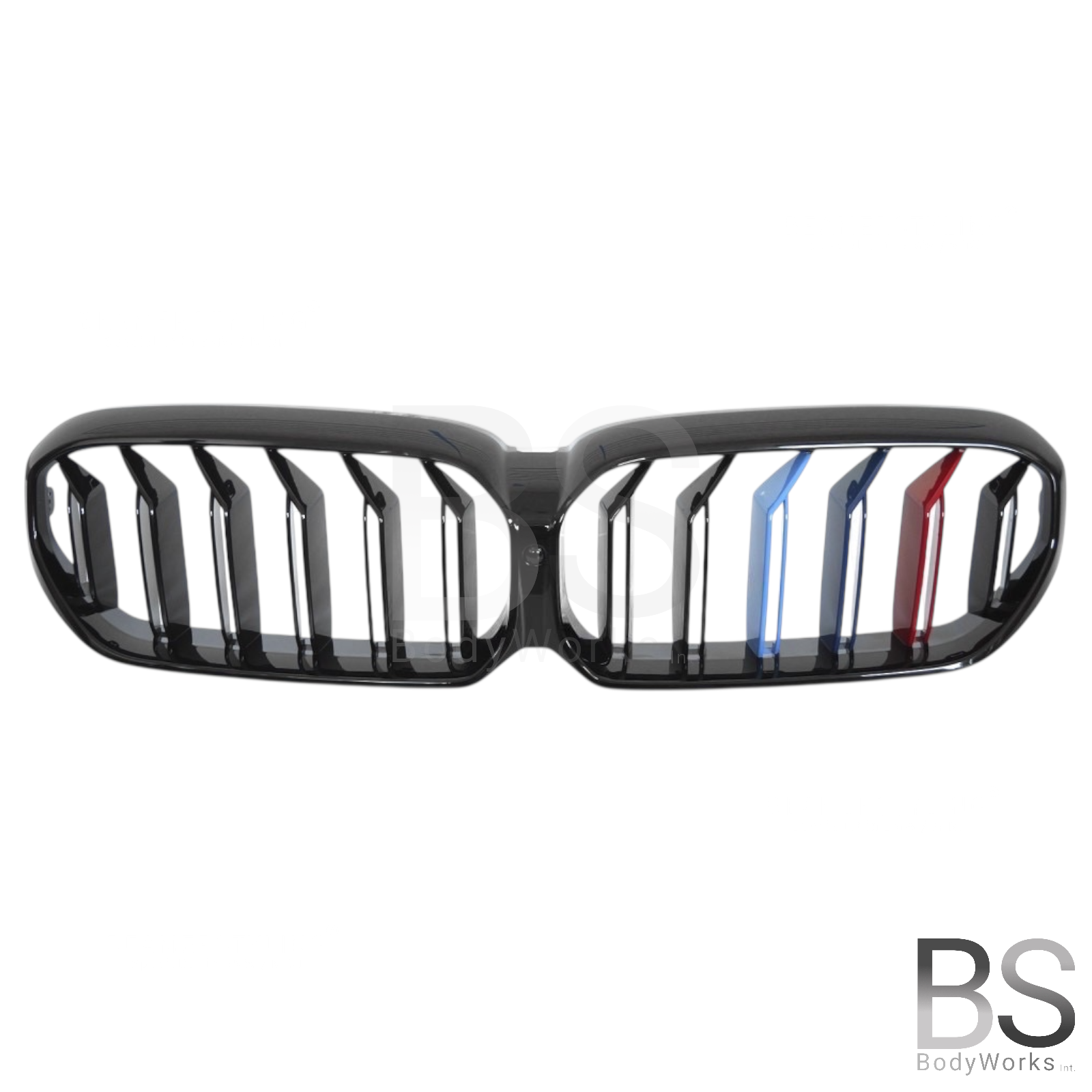 Nieren - BMW G30LCI / G31LCI - M Look - M Kleuren - Hoogglans Zwart | 2020-2023