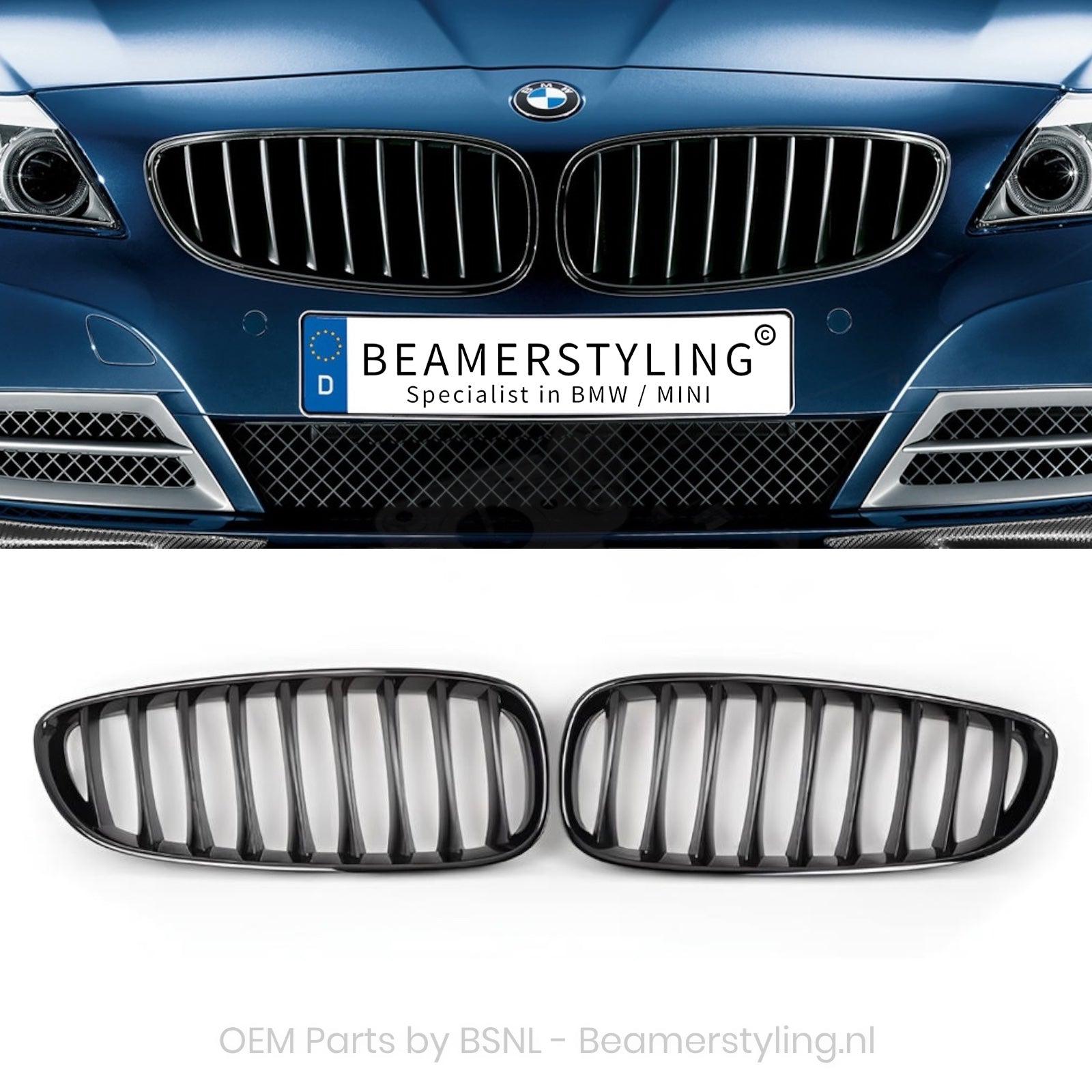 Nieren - BMW Z4 E89 - M Performance - Zwart | Origineel BMW