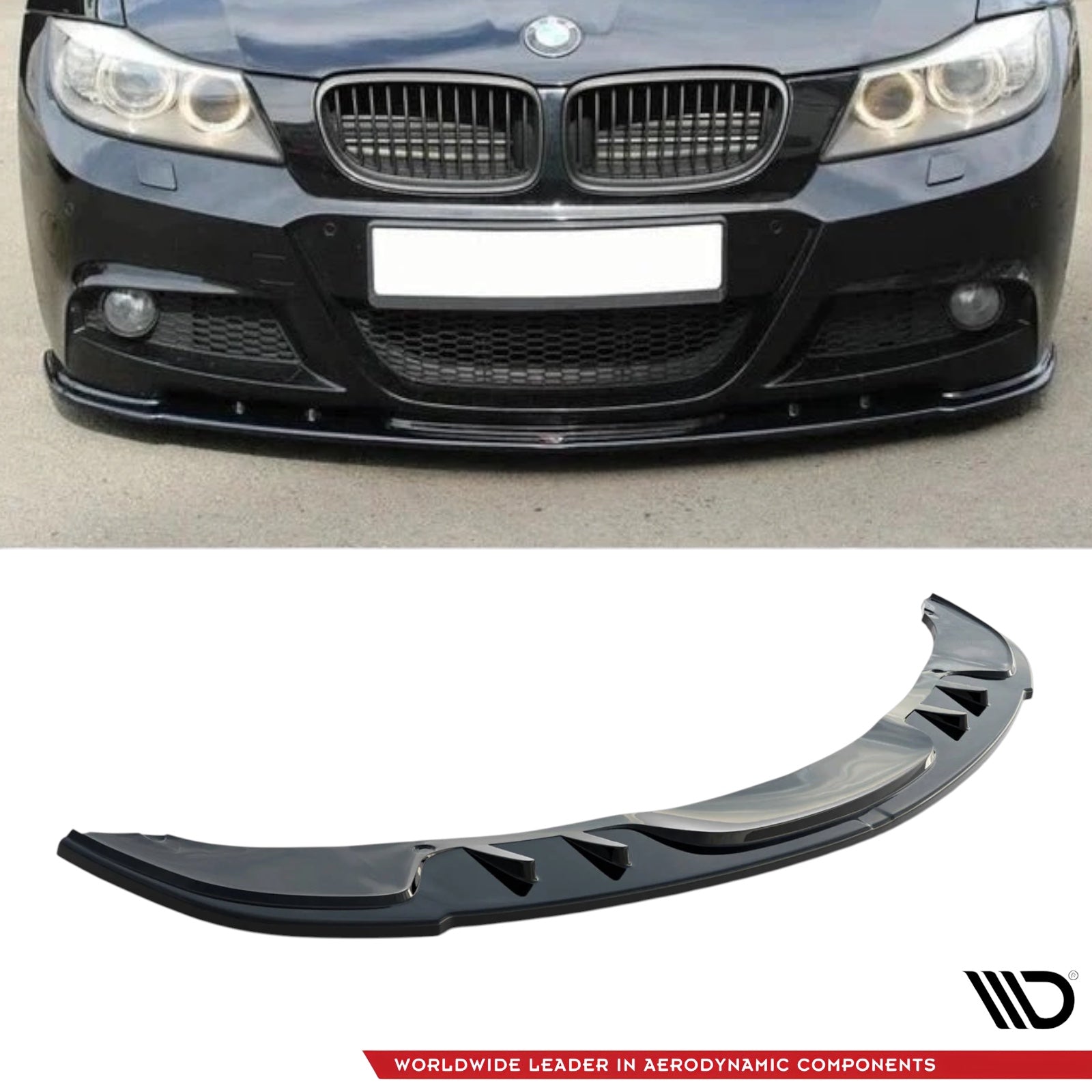 Front Lip V1 - BMW E90 / E91 - M Pakket - Maxton Design | 08-12
