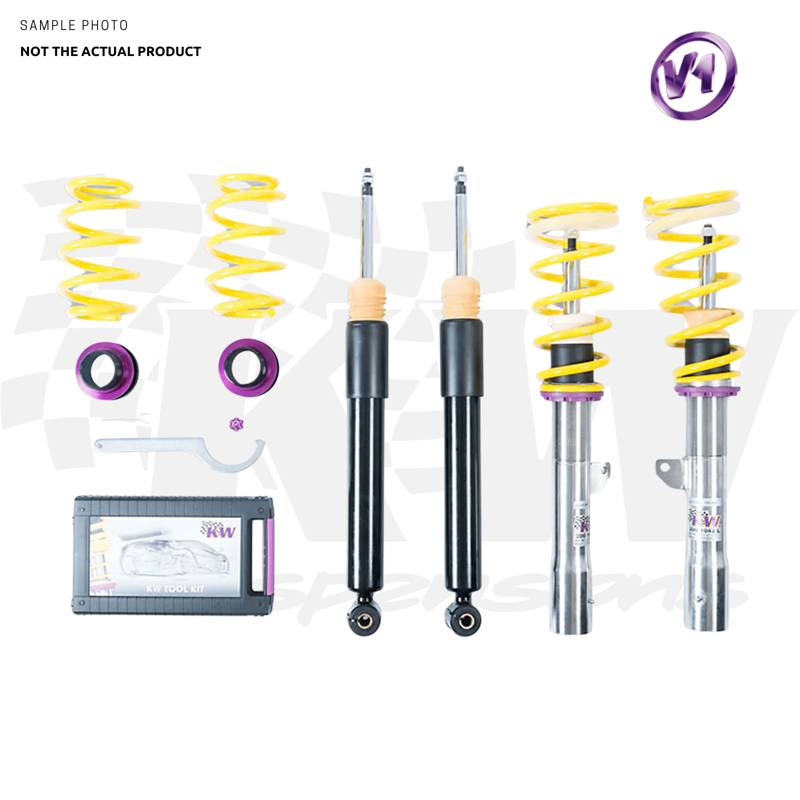 Kw Variant 1 Schroefset - BMW 3 Serie E30 Sedan, Touring, Cabrio - Met Abs | 1982-1994