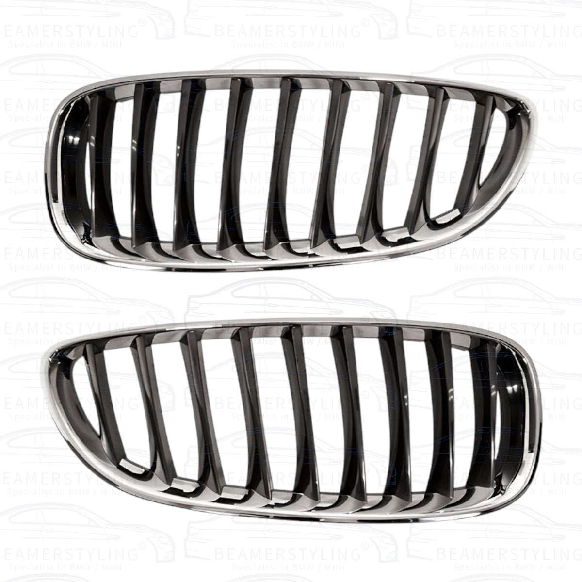 Nieren - BMW Z4 E89 - Zwart / Chroom | 2009-03/2013