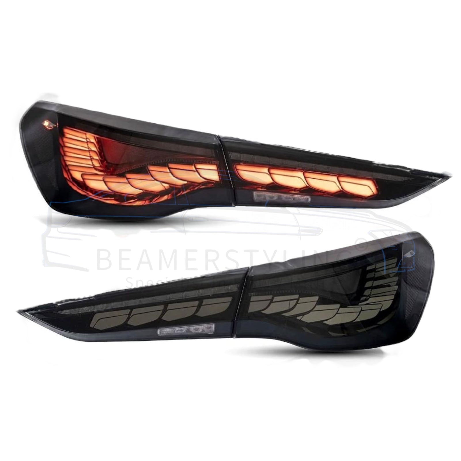 OLED Achterlichten - BMW G22 / G23 / G26 - - Smoke | 2020+