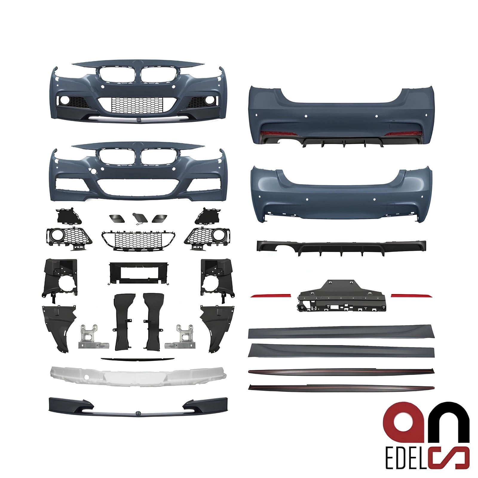 Bumper Pakket - BMW 3 Serie F30 Sedan - M Performance Look | 12-19