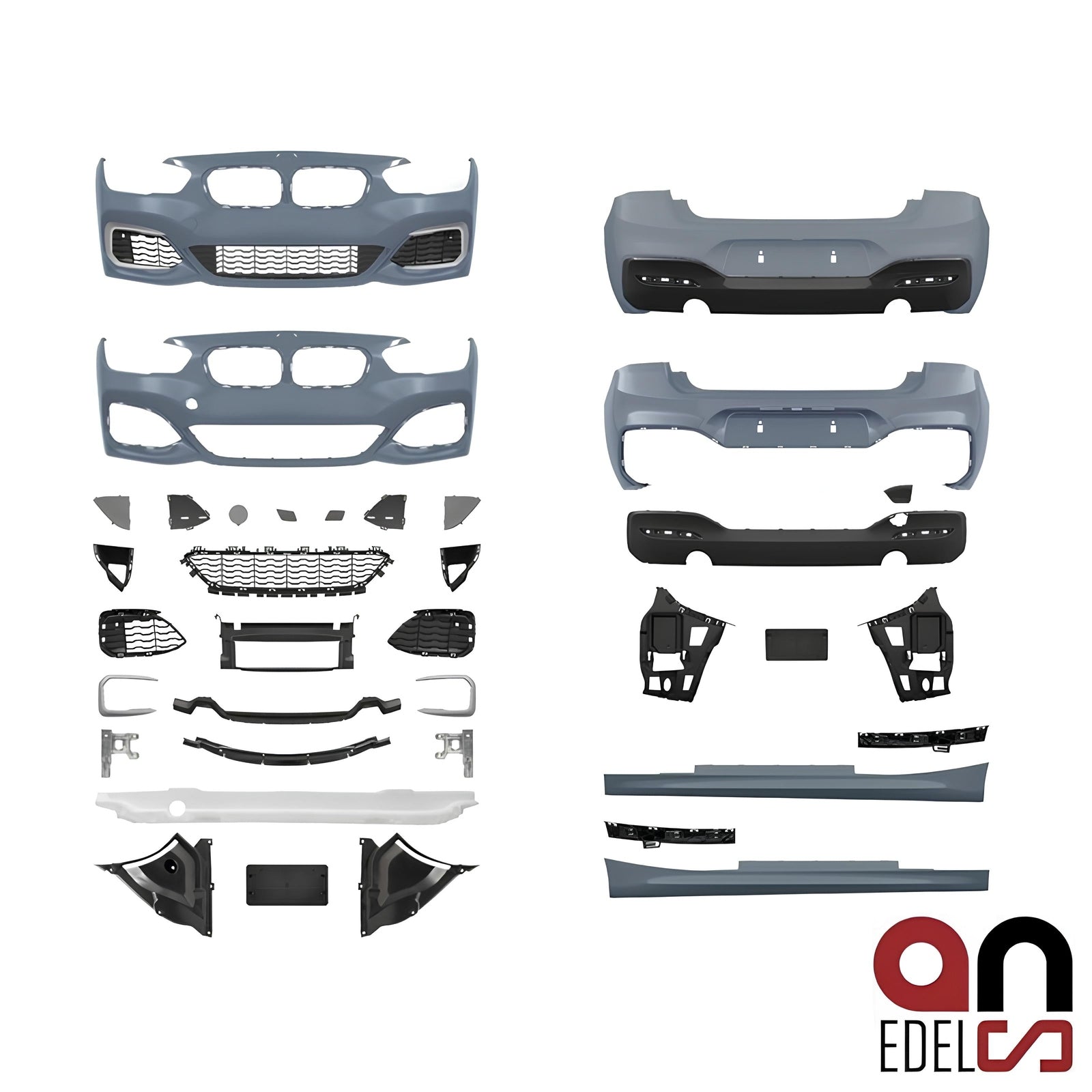 Bumper Pakket - BMW 1 Serie F21LCI (3D) - M140I Look | 15-19