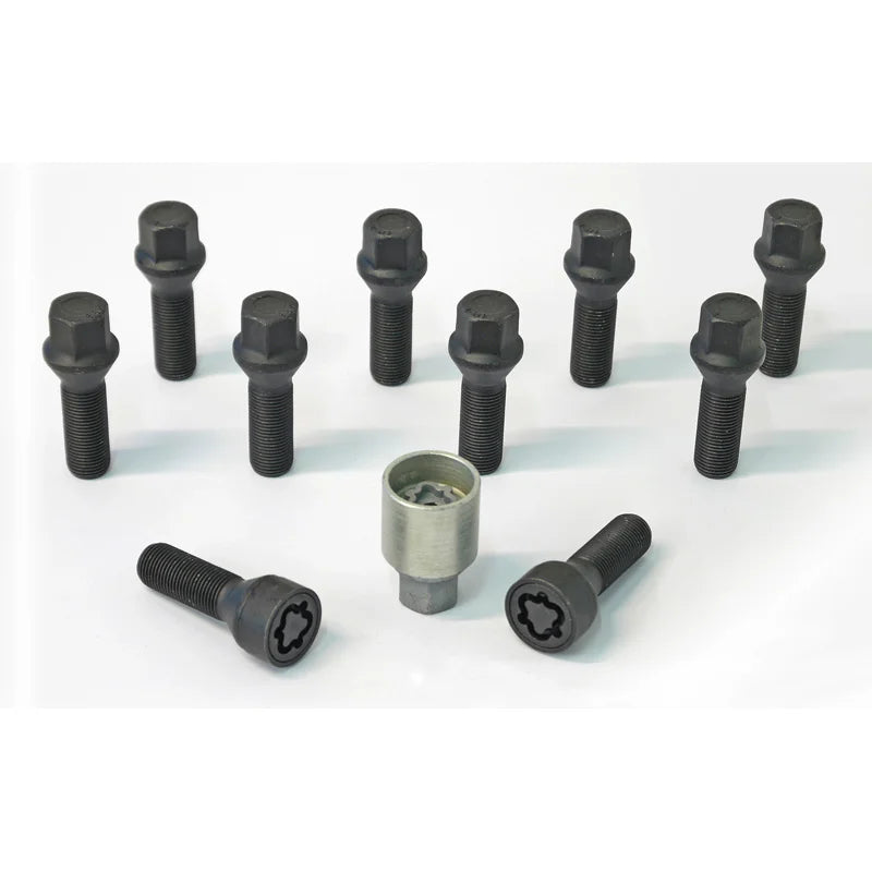 H&R Wielbouten set - M14x1.25 - Lengte 50mm - Conisch - Incl. 2 slotbouten + adapter | M14
