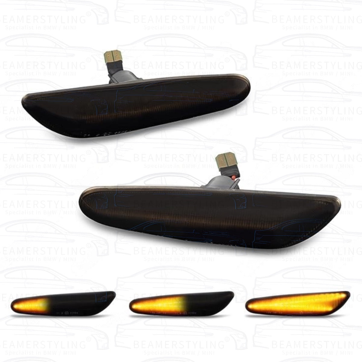 Knipperlichten - BMW E60/E61 - LED - V-Style - Dynamisch | 03-10