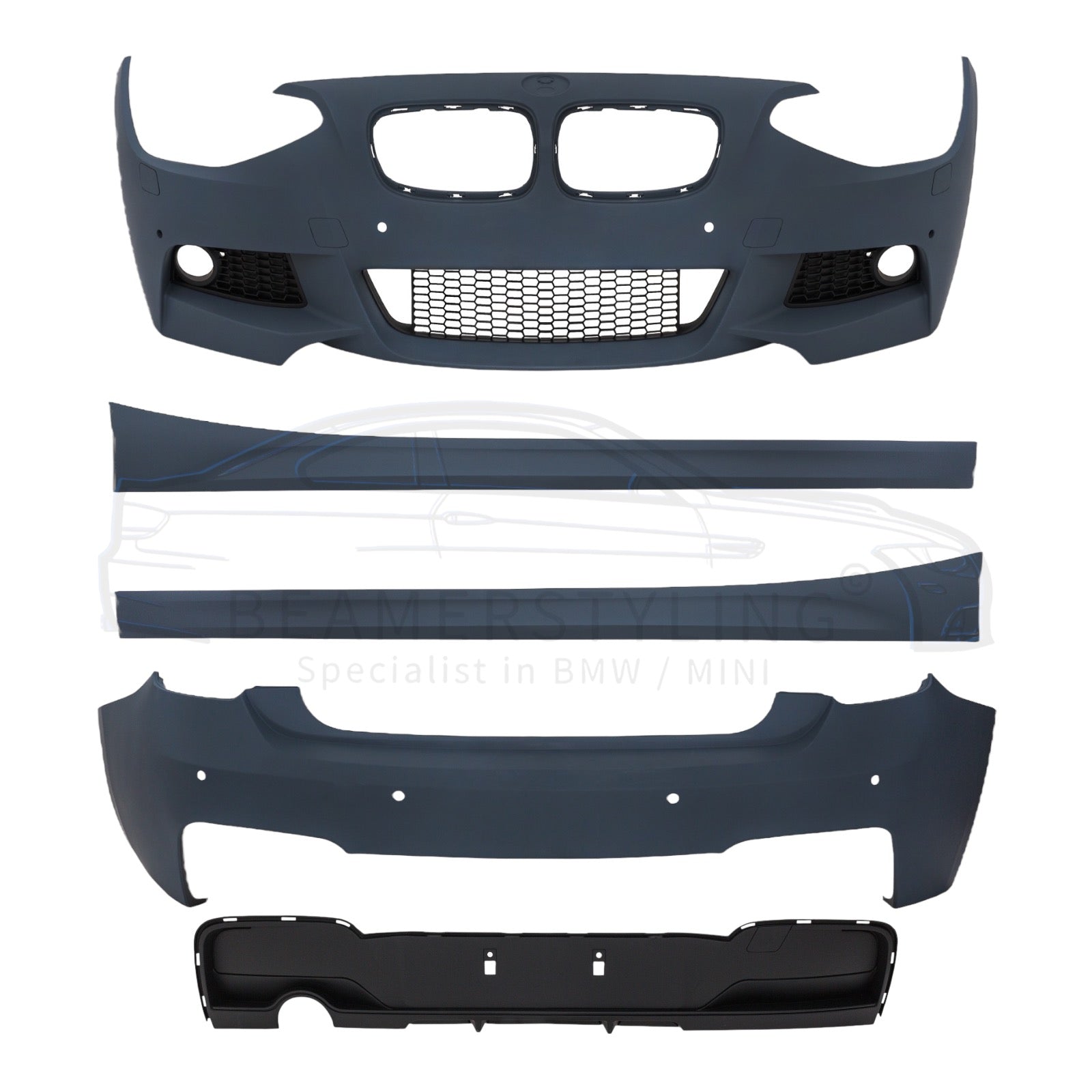 Bumper Pakket - BMW 1 Serie F20 - M Pakket Look | 2011-2015