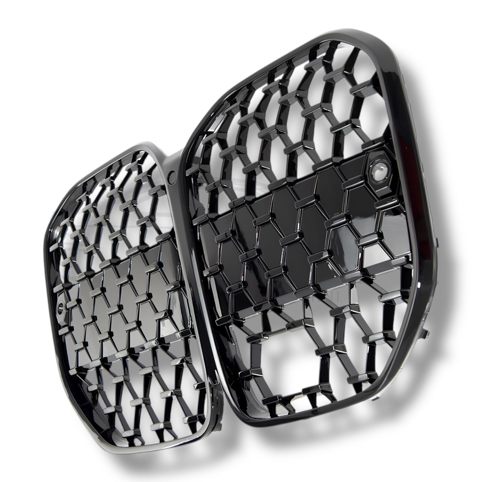 Nieren - BMW 4 Serie G22 / G23 - Diamond - Hoogglans Zwart - Met ACC | 2020-