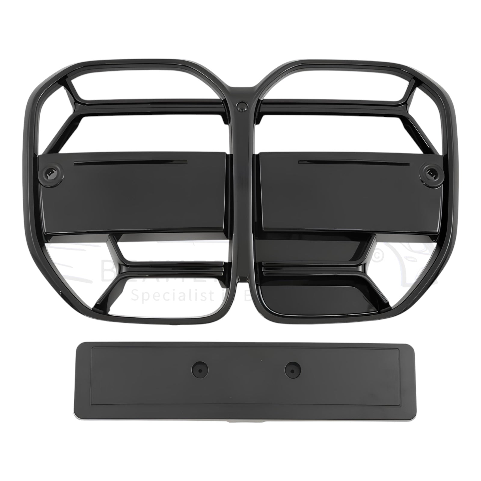 Nieren - BMW 4 Serie G22 / G23 - CSL Look - Mat Zwart | 2020-