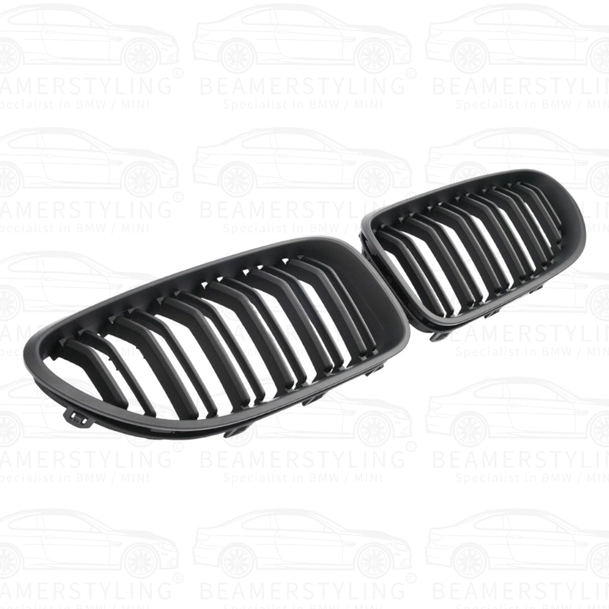 Nieren - BMW F12 / F13 / F06 - M Look - Mat Zwart | 11-18