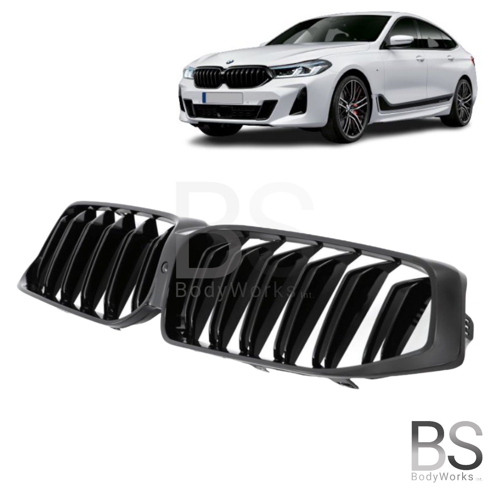 Nieren - BMW G32 Gt LCI - M Look - Mat Zwart | 20-24