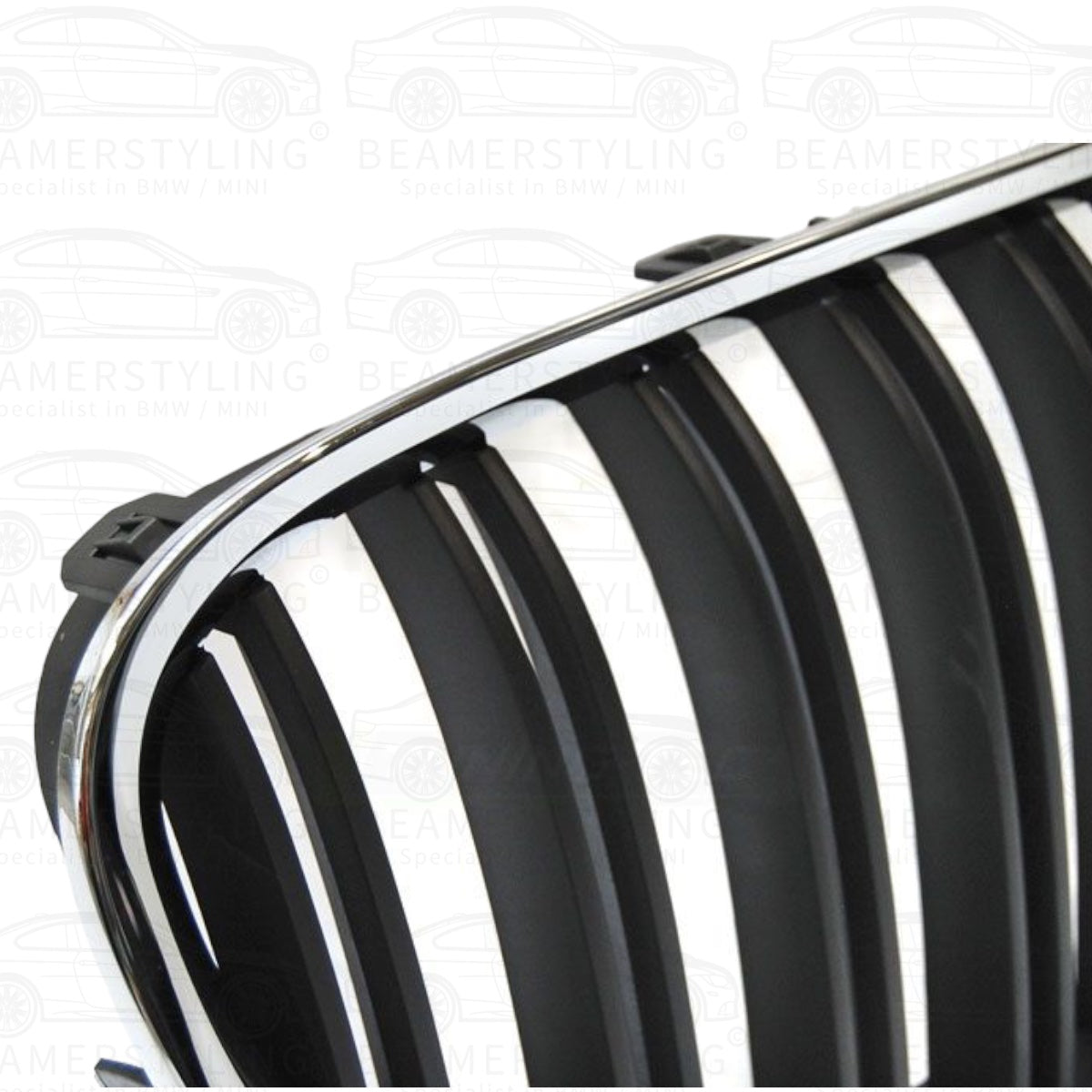 Nieren - BMW 7 Serie F01 / F02 - M Look - Chroom/Zwart | 2008-2015