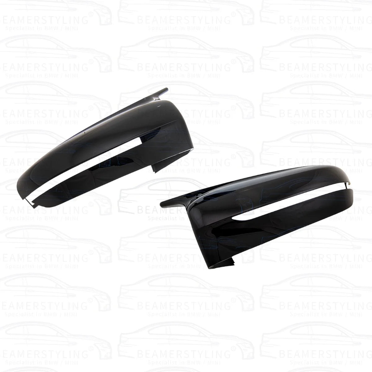 Spiegelkappen – M-Look – BMW G20 G21 G30 G31 G32 G11 G14 G15 | Hochglanzschwarz