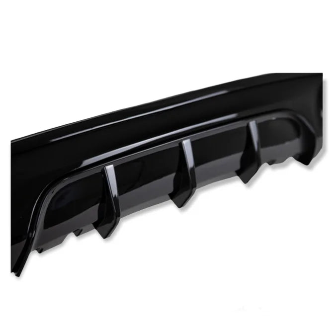 BMW 2 Serie Diffuser M Performance M235I M240I Look Zwart F22 / F23