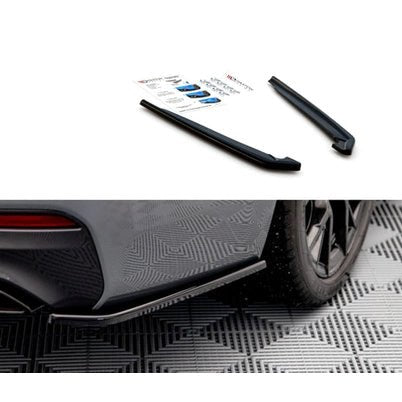 Achterbumper Extensions - BMW G30 LCI - Maxton Design - Voor M Pakket — Hoogglans Zwart - Beamerstyling.nl