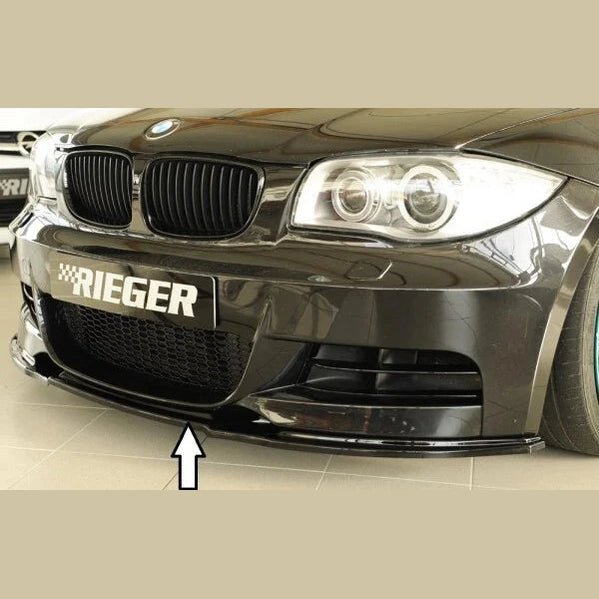 BMW 1 Serie M Pakket Front Spoiler / Lip Reiger Tuning E82 / E88 - Beamerstyling.nl