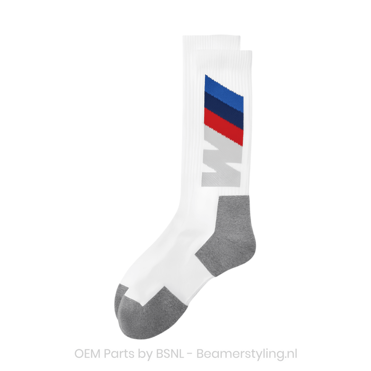 BMW M Sokken - Met M logo opdruk - Wit/Grijs | Maat 43 - 46 - Beamerstyling.nl