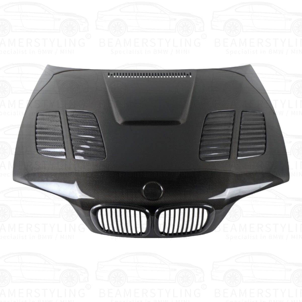 Carbon Motorkap - BMW E46 Coupé / Cabrio - Evo Look | 1999 - 2003 - Beamerstyling.nl