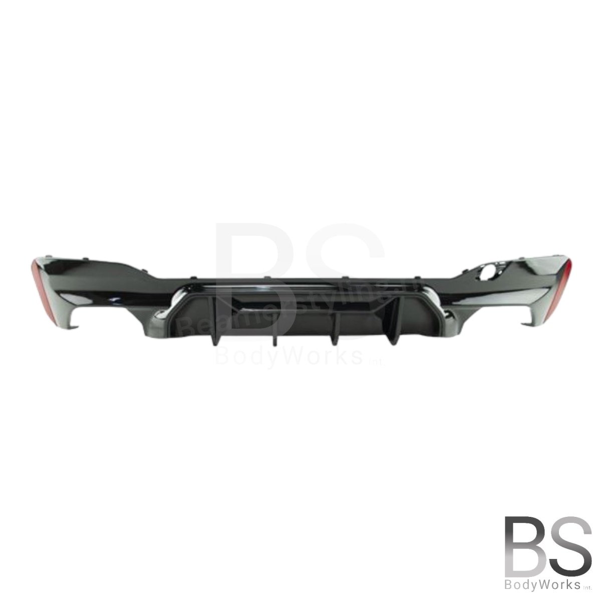 Diffuser - BMW G30 / G31 - Competition Look - Hoogglans Zwart | 17 - 24 - Beamerstyling.nl