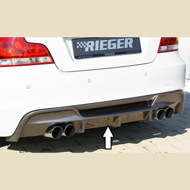 BMW 1 Serie Diffuser Uitsparing Links + Rechts Reiger Tuning E82 / E88 — Onbewerkt