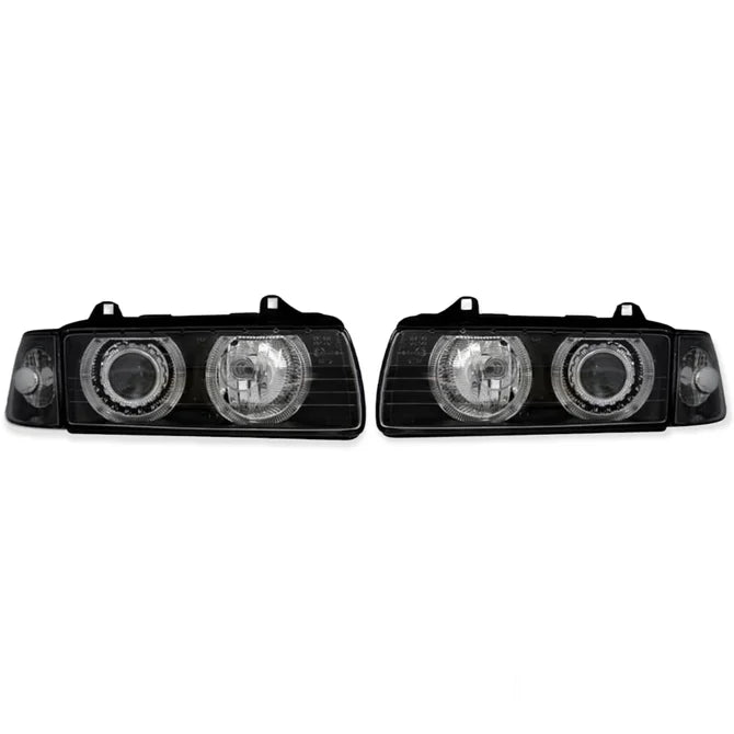 BMW 3 Serie Halogeen Angel Eyes Koplampen E36 Sedan / Touring