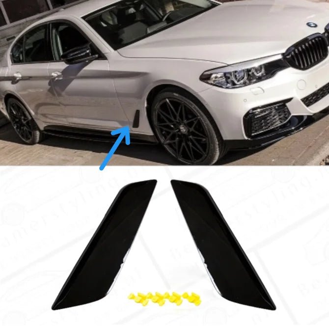 Fender Covers - BMW G30 / G31 - Hoogglans Zwart | 17 - 24 - Beamerstyling.nl