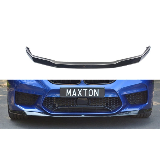 Front Lip V1 - BMW M5 F90 - Maxton Design — Hoogglans Zwart