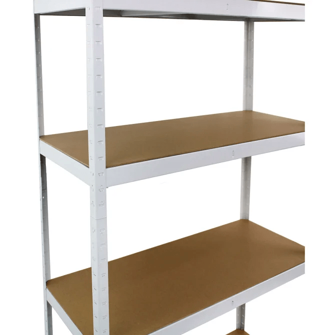 Garage Stelling - Wit Metaal | 1800X900X400Mm - Beamerstyling.nl