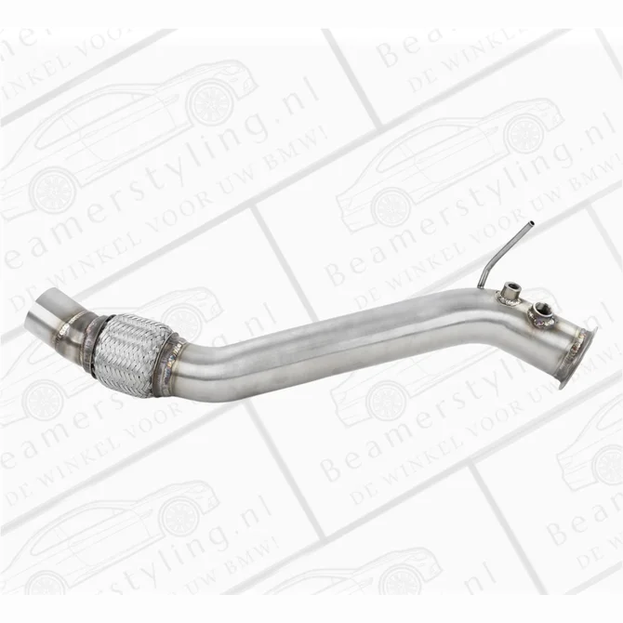 Downpipe - BMW E81 / E82 / E87 / E88 - Rvs - N47 Motor