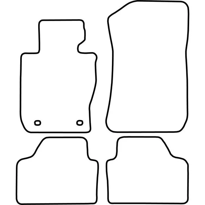 Vloermatten - BMW X1 E84 - Naadvilt | 2009-2015