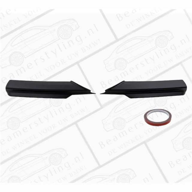 M Pakket Splitters Mat Zwart BMW E90 / E91 2005-2008