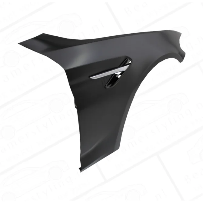 Zij Schermen Staal | M5 Look Chroom - Passend Op BMW G30 / G31 | 2017-2020