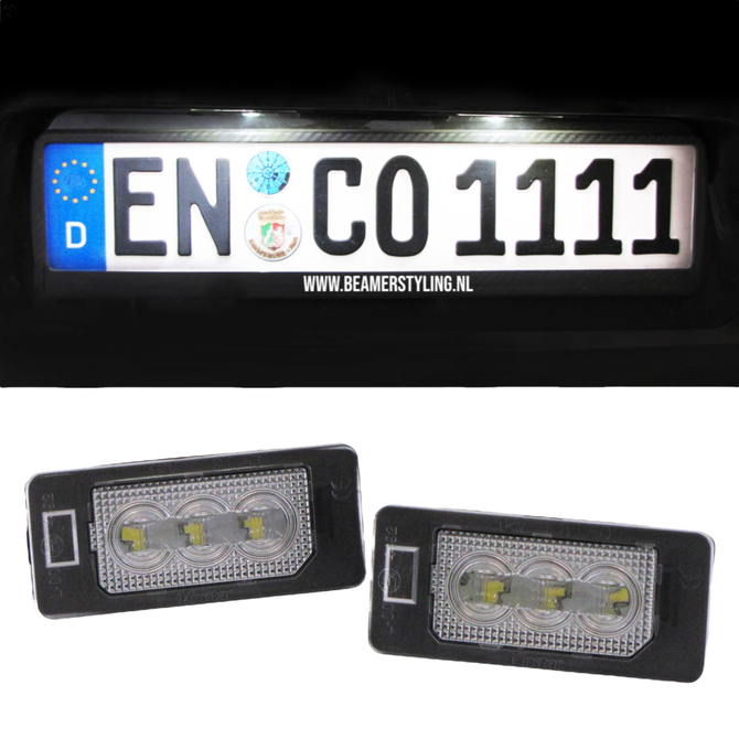 LED Kenteken Verlichting - BMW E39 - High Power 6000K Wit LED