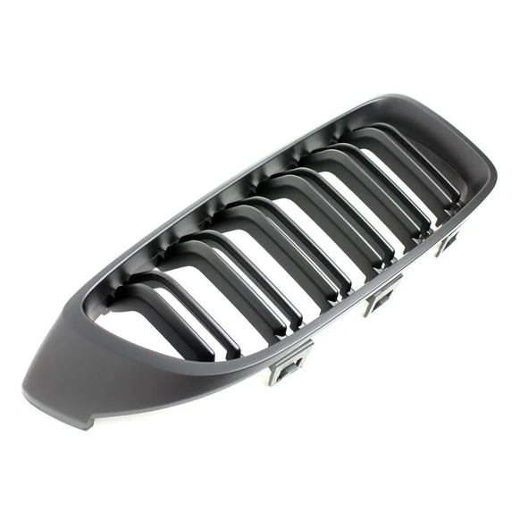 Nieren - BMW F32 / F33 / F36 - Mat Zwart - Dubbele Spijlen