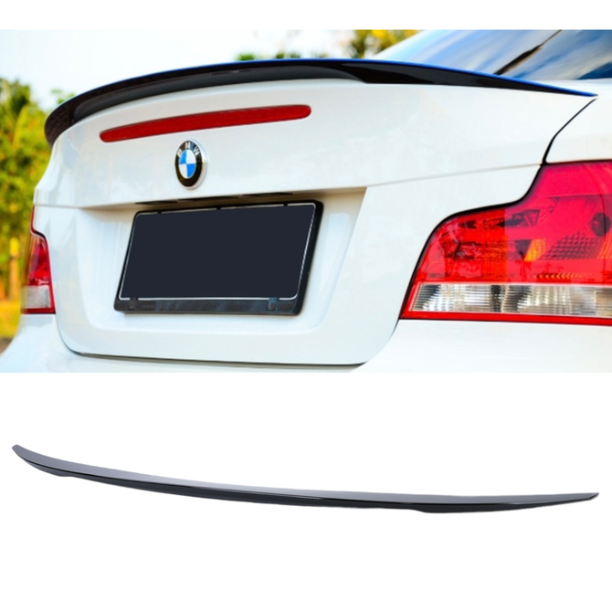 Spoiler Lip - BMW E82 Coupé - Glanzend Zwart - Performance Look