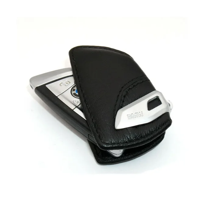 Schlüsseletui – BMW G-Serie – Leder/Edelstahl – Schwarz | Original BMW