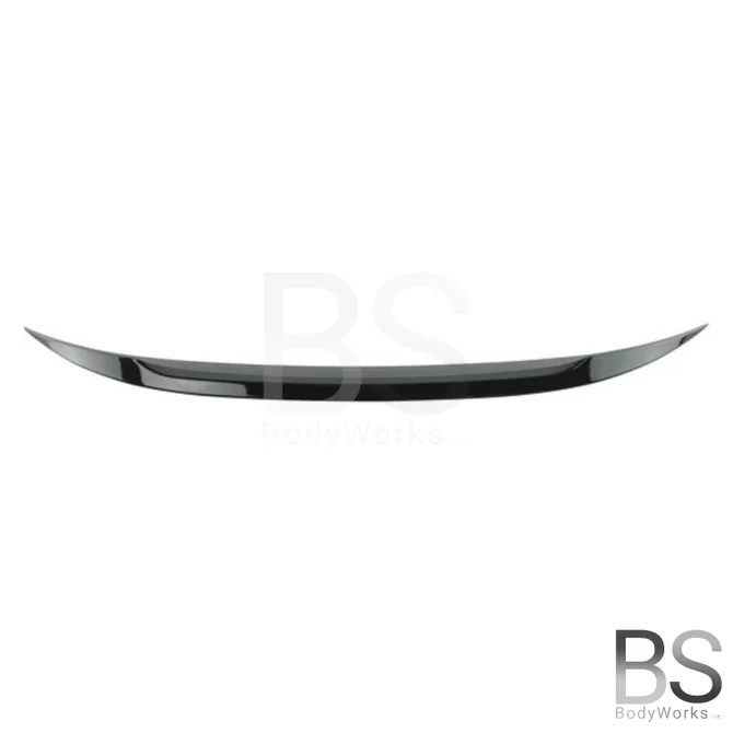 Spoiler - BMW 1 Serie E82 Coupé - Mp Look - Hoogglans Metallic Zwart | 07-13
